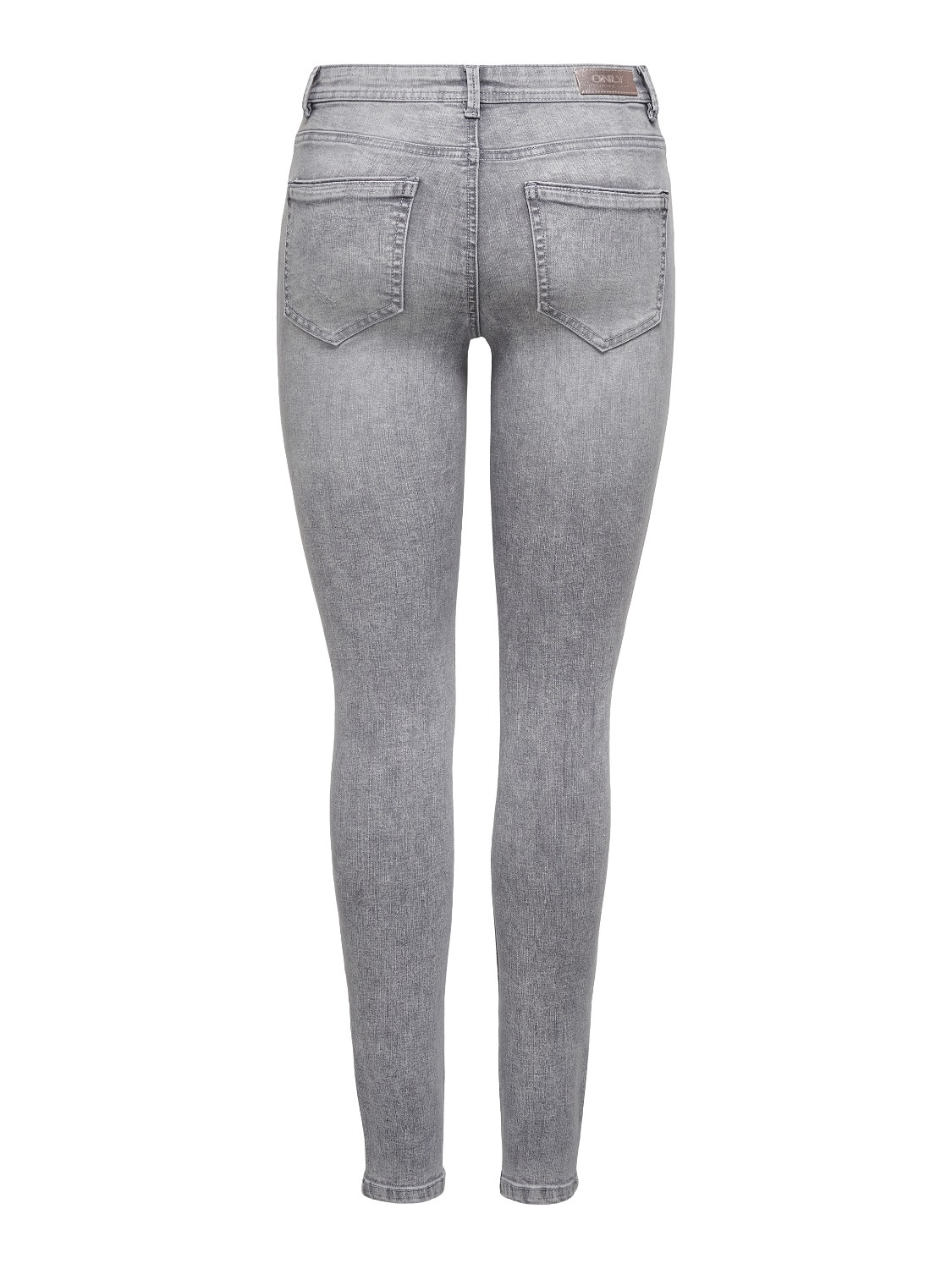 ONLY Jeans Skinny Fit Taille moyenne -Medium Grey Denim - 15223167