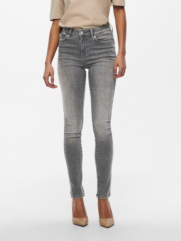 ONLY Jeans voor dames Onlblush Life Mid Sk Ank Raw Rea811 Noos, donkerblauw (donkerblauw denim), M/32L ONLY Jeans voor dames Onlblush Life Mid Sk Ank Raw Rea811 Noos, donkerblauw (donkerblauw denim), M/32L