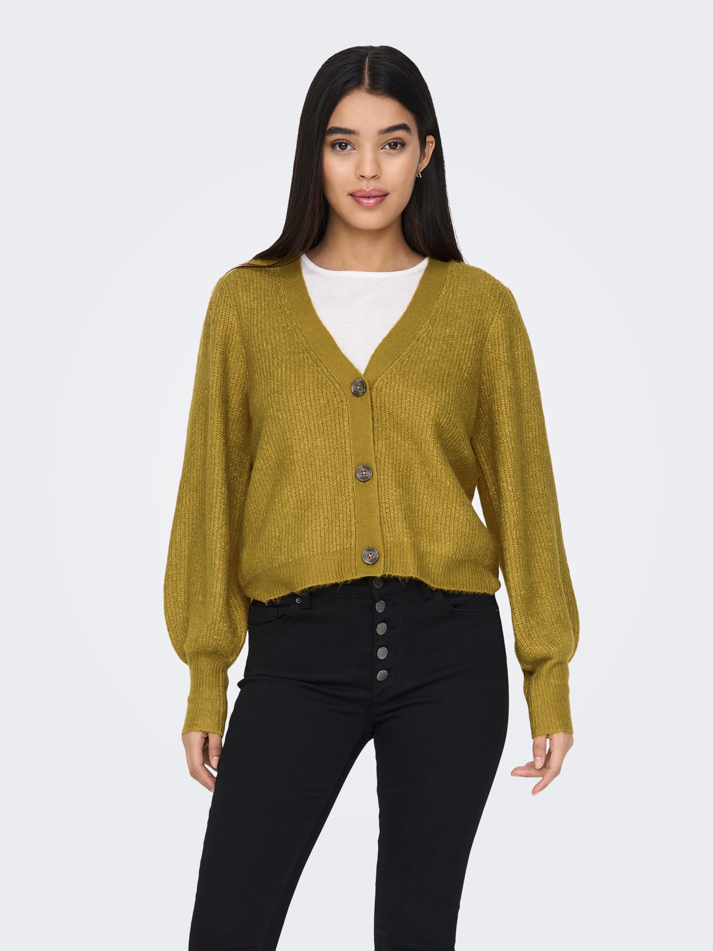 Topshop hot sale mustard cardigan