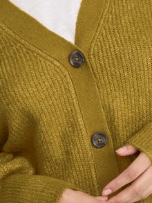 ONLY Rib Knitted Cardigan -Dried Tobacco - 15223312