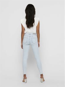 ONLY Skinny Fit Mid waist Jeans -Light Blue Denim - 15223448