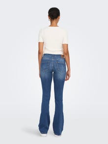 ONLY ONLBlush Life Mid Flared Jeans -Medium Blue Denim - 15223514