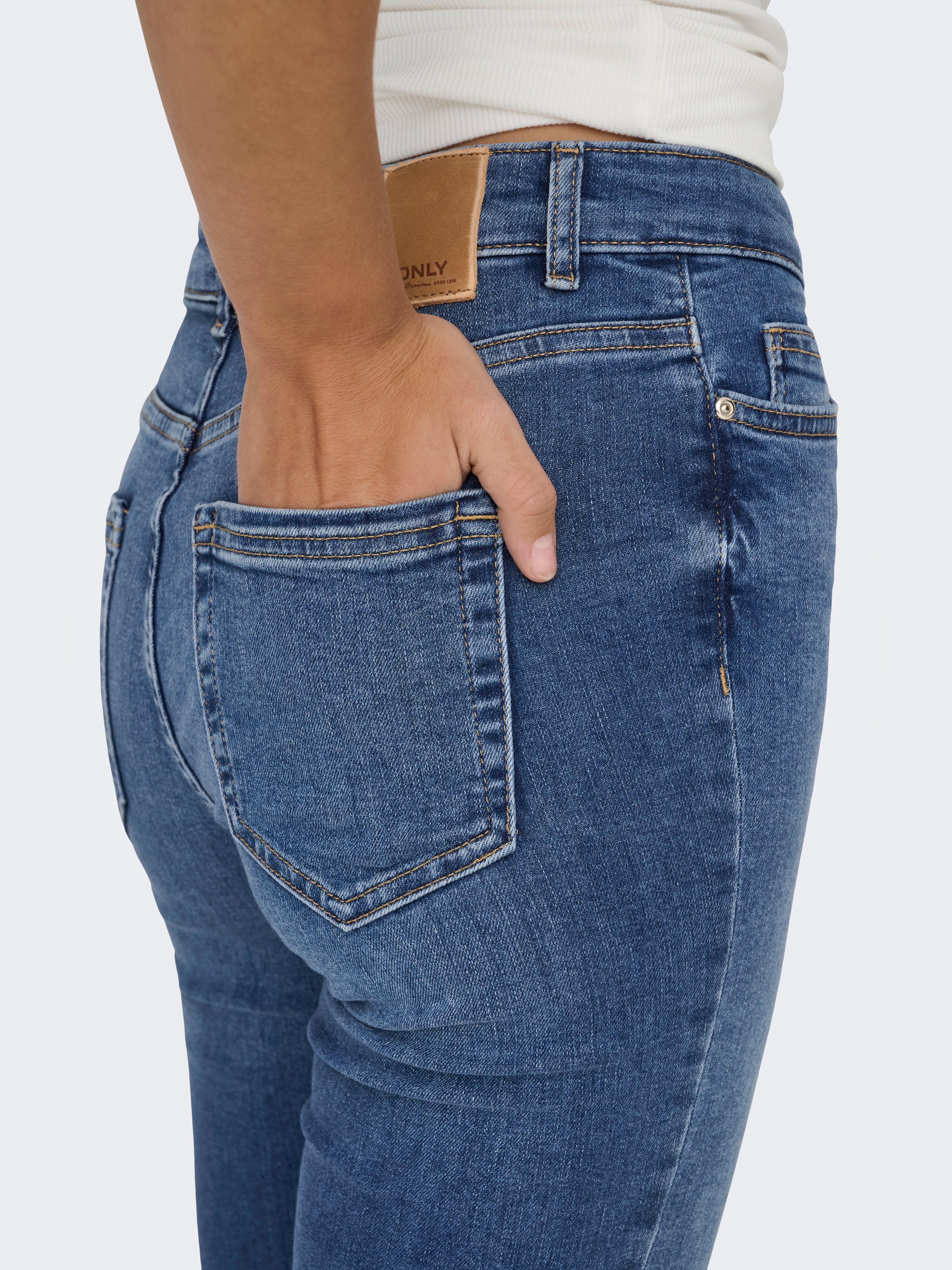 Only Onlblush Mid Flared DNM TAI467 Jeans blauw W26L32 Only Onlblush Mid Flared DNM TAI467 Jeans blauw W26L32