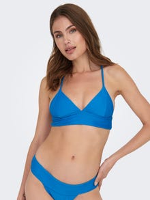 ONLY Texture Bikini top -Indigo Bunting - 15223709
