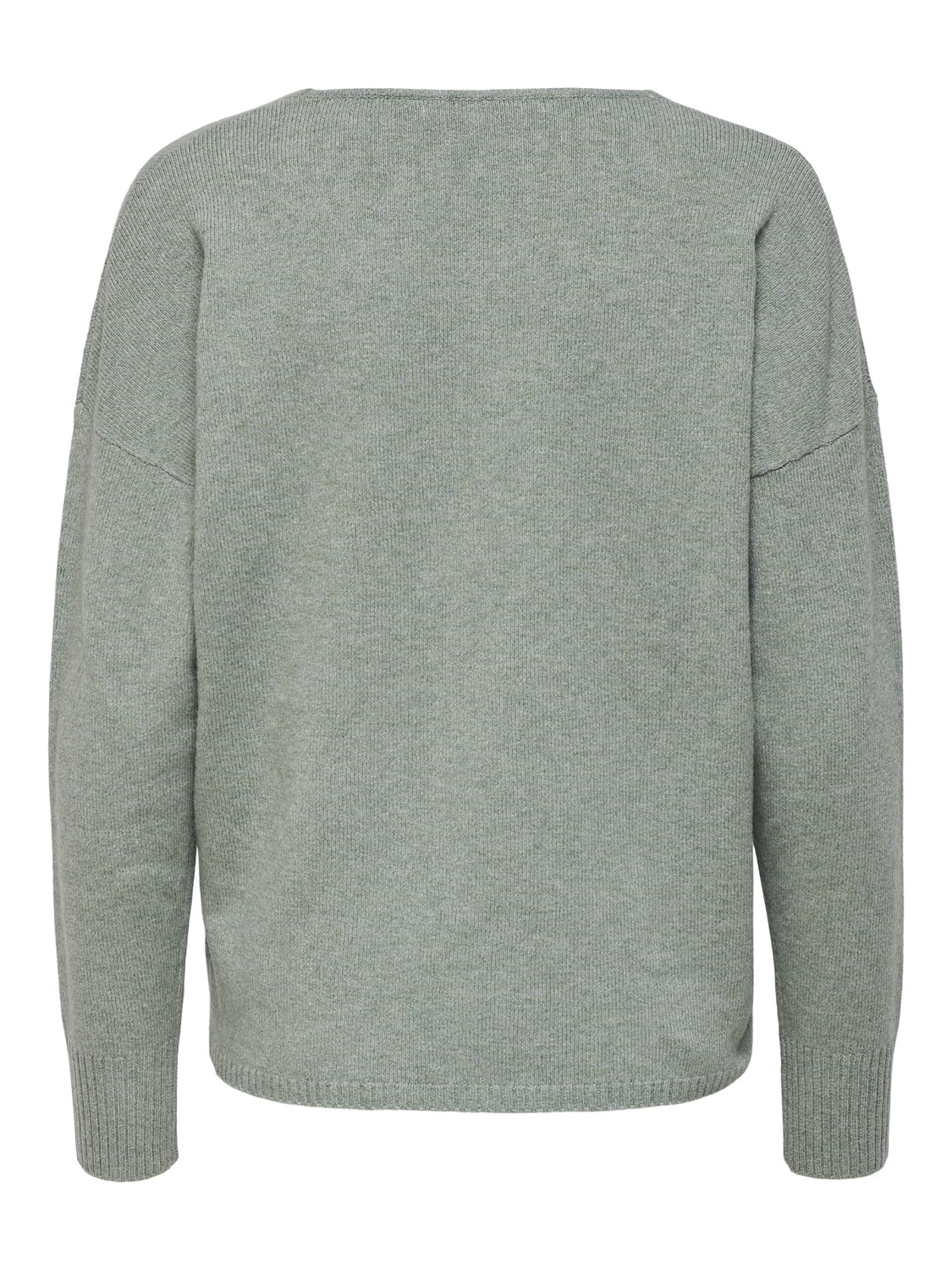 ONLY Pull-overs Col en V Épaules tombantes -Chinois Green - 15224360