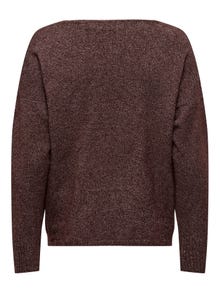 ONLY ONLRICA Megztinis -Deep Mahogany - 15224360