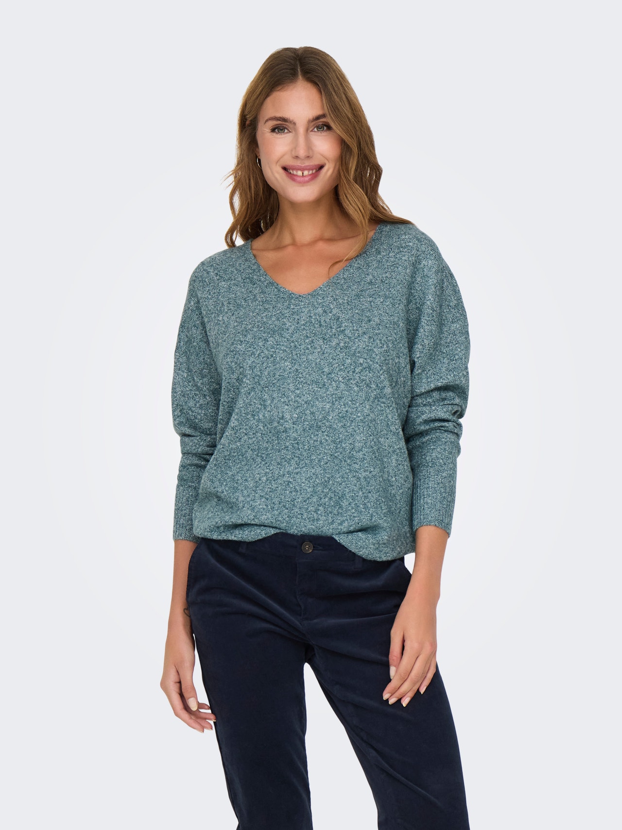 ONLY ONLRICA Gebreide pullover -Sea Moss - 15224360