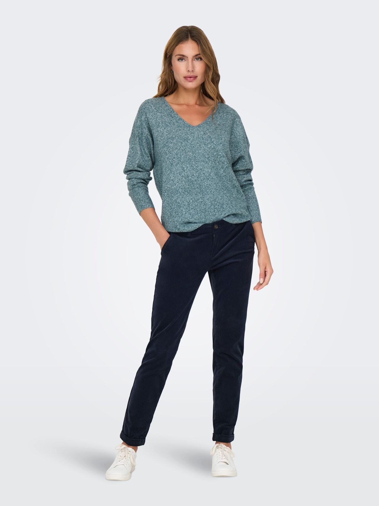 ONLY ONLRICA Gebreide pullover -Sea Moss - 15224360