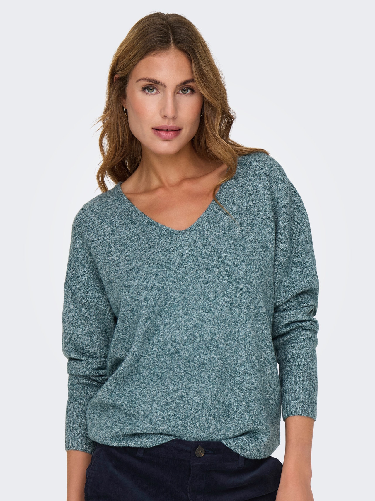 ONLY ONLRICA Gebreide pullover -Sea Moss - 15224360
