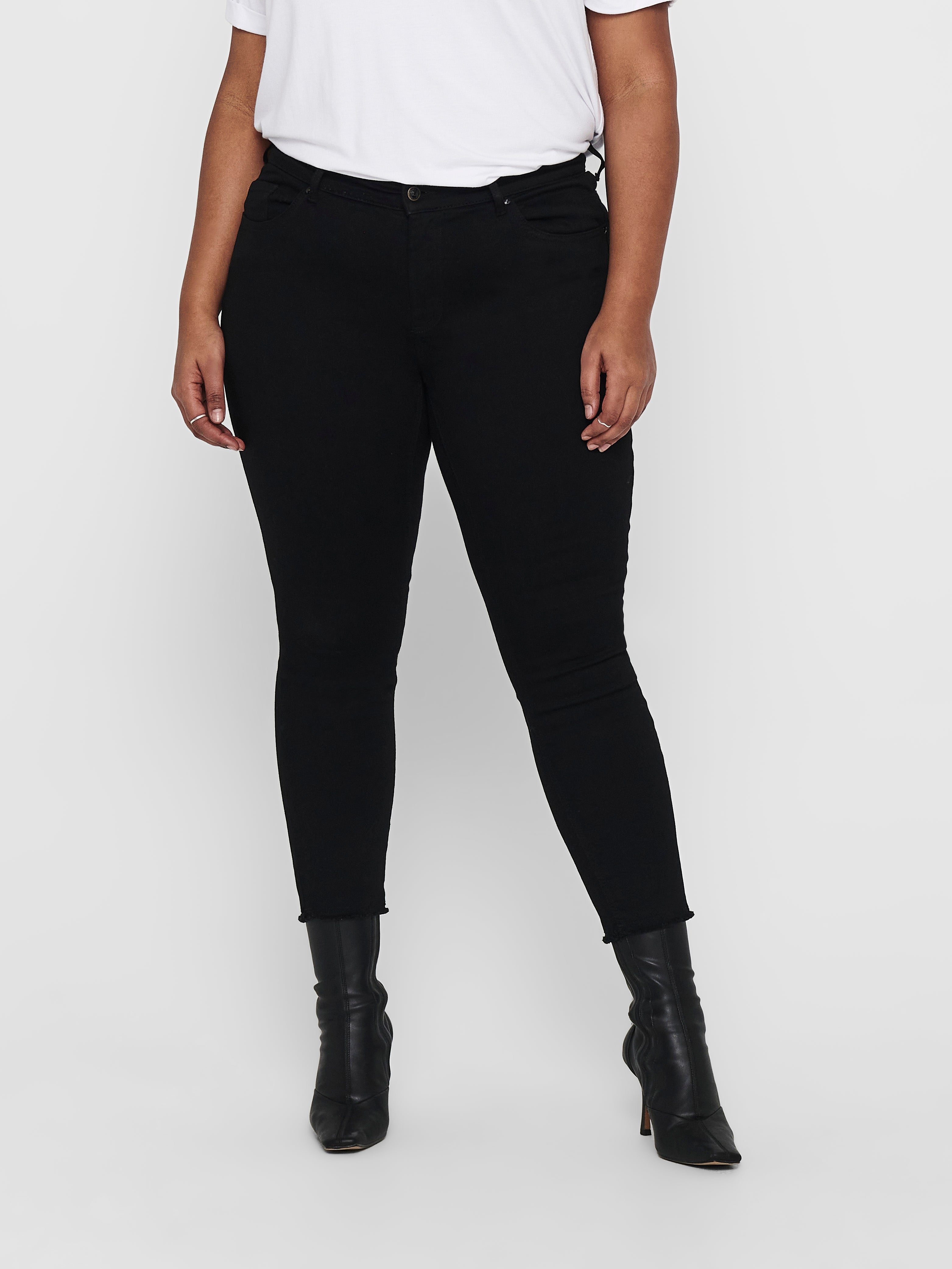 Carwilly Mittlere Taille Skinny Fit Jeans