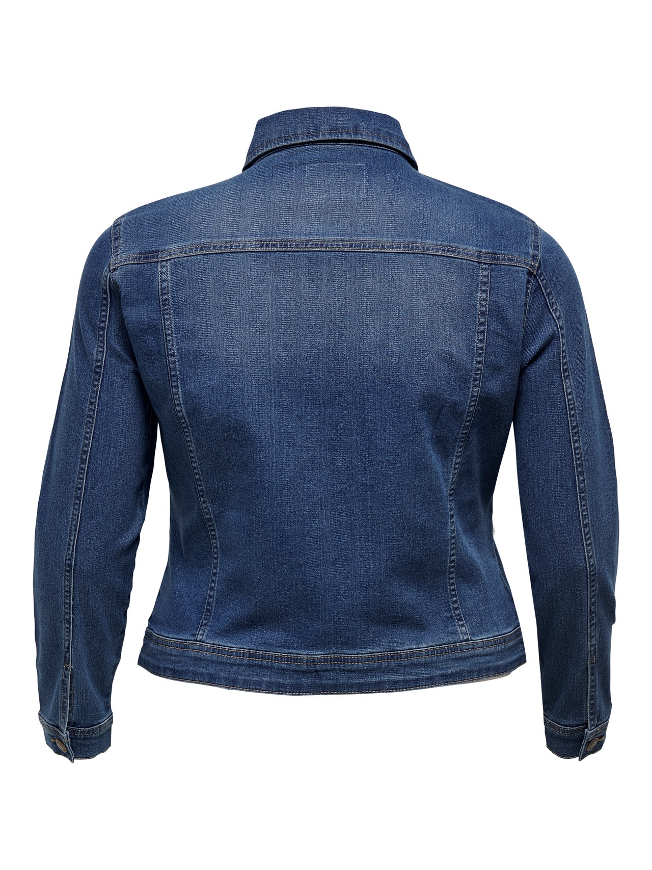 ONLY Spread collar Jacket -Medium Blue Denim - 15224741