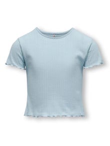 ONLY Tops Stretch Fit Col rond -Cashmere Blue - 15225338