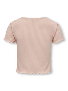 ONLY Stretch Fit Round Neck Top -Rose Smoke - 15225338