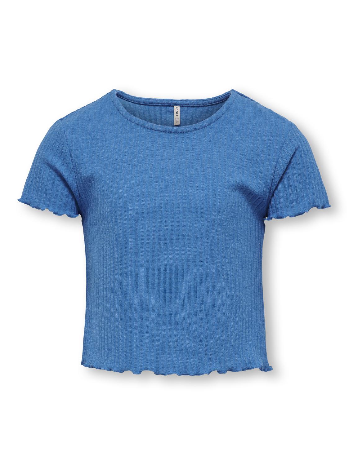 ONLY Stretch Rundhals Top -French Blue - 15225338