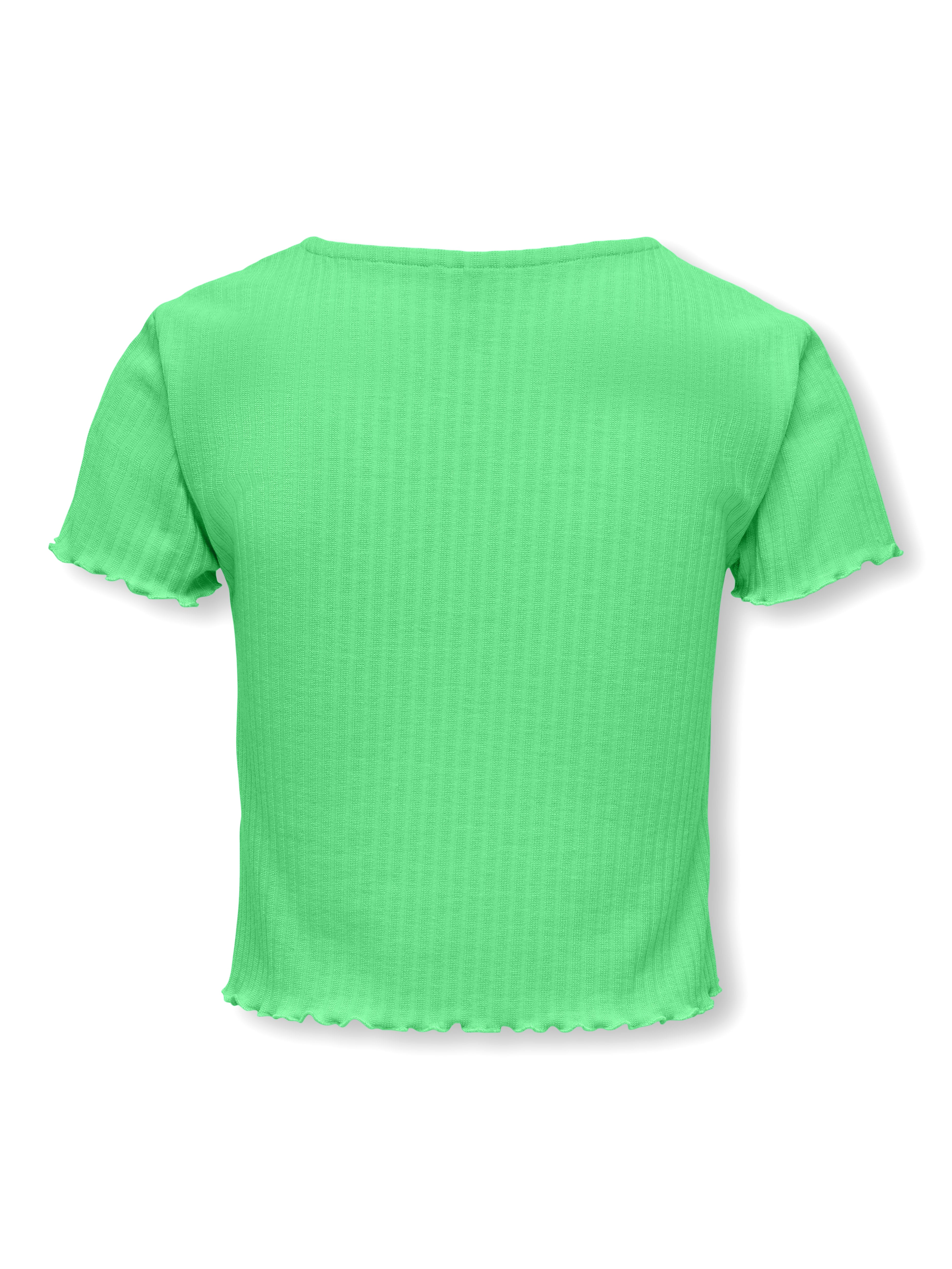 Tシャツ・カットソー TRILLION Washable boucle collar short sleeve knit LIGHT GREE BOUCLÉ TEXTURED KNIT SHIRT - Green | ZARA United States