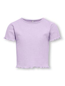 ONLY Cropped Oberteil -Pastel Lilac - 15225338