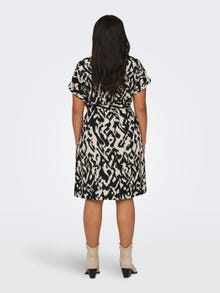 ONLY Curvy mini kjole -Birch - 15225526