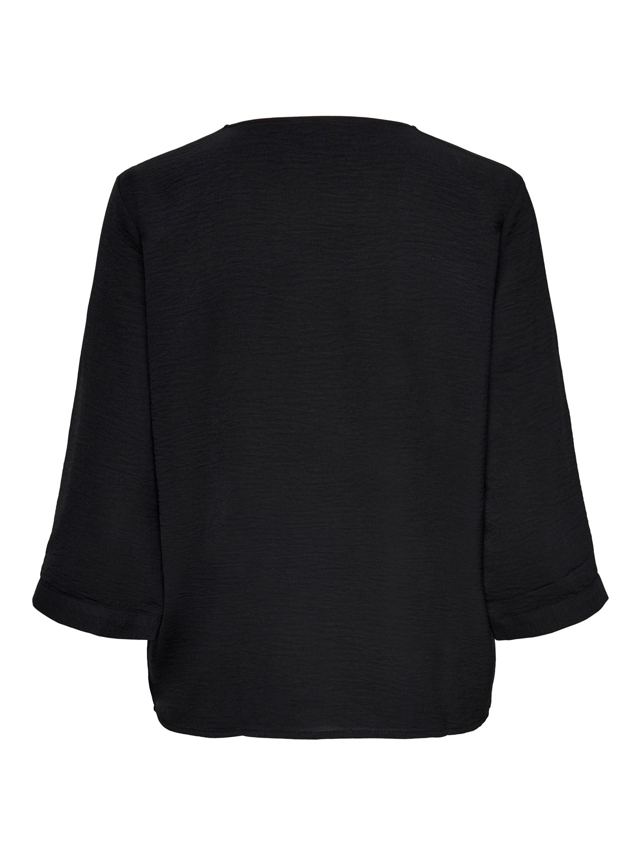 ONLY Regular fit Chinese boord Volumineuze mouwen Overhemd -Black - 15225654