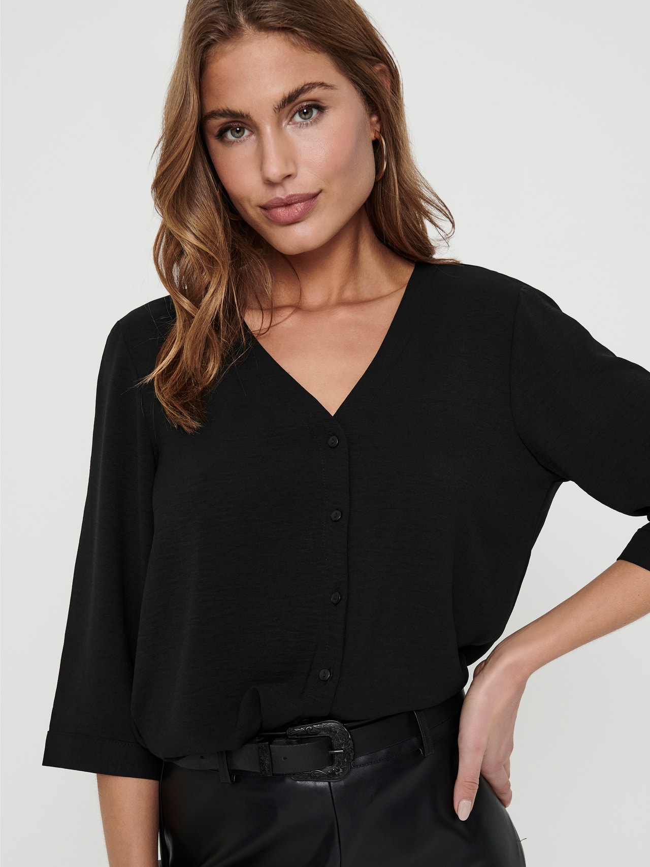 ONLY Loose fitted Shirt -Black - 15225654