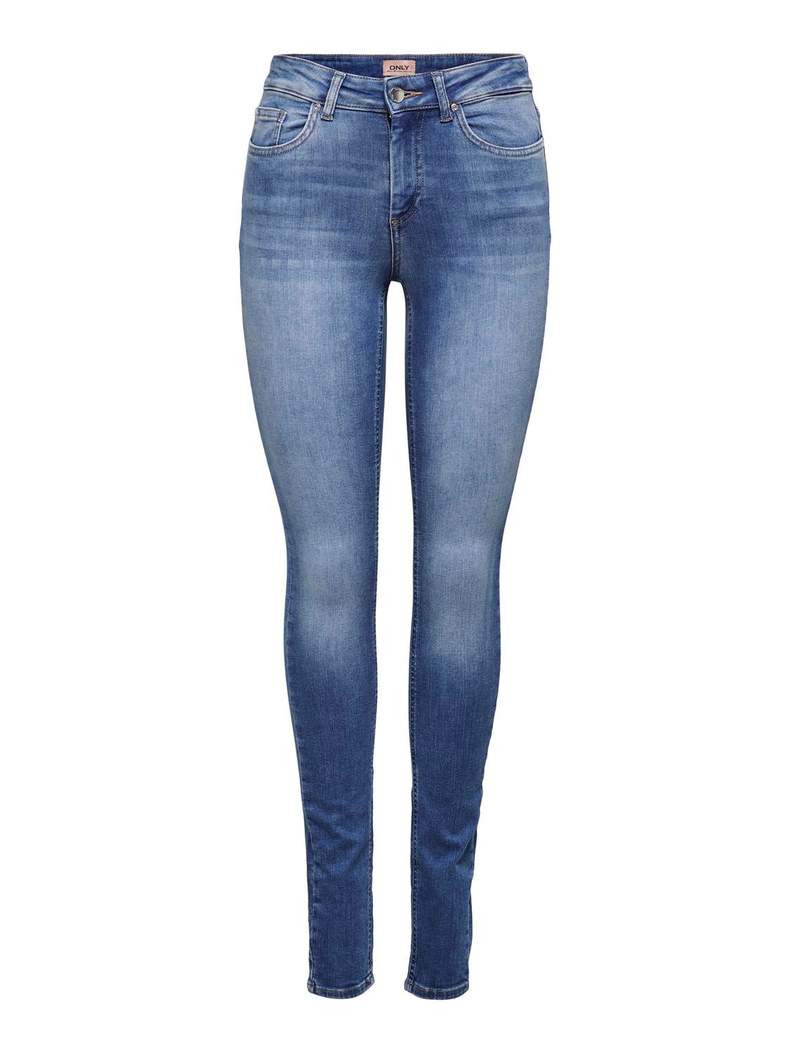 ONLY ONLBlush life mid Jeans skinny fit -Medium Blue Denim - 15225794
