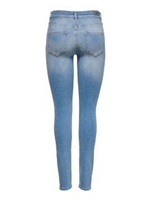 ONLY Skinny Fit Mittlere Taille Jeans -Light Blue Denim - 15225795