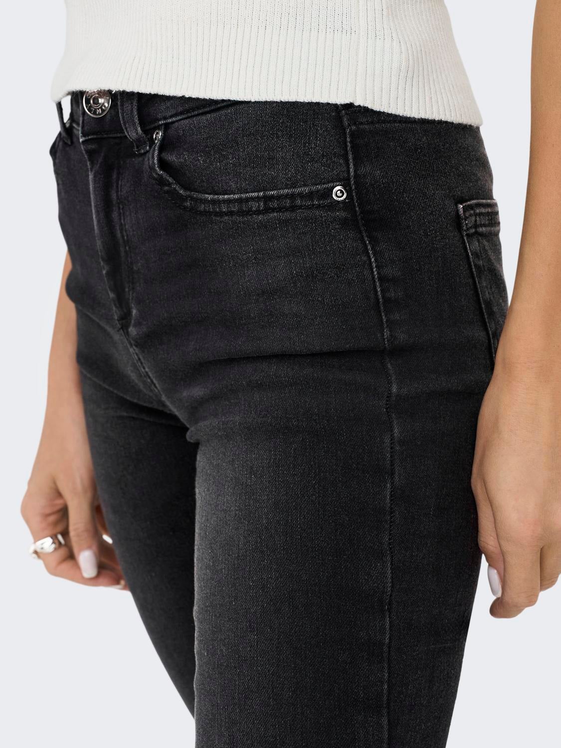 Black high waist super skinny best sale hallie jeans