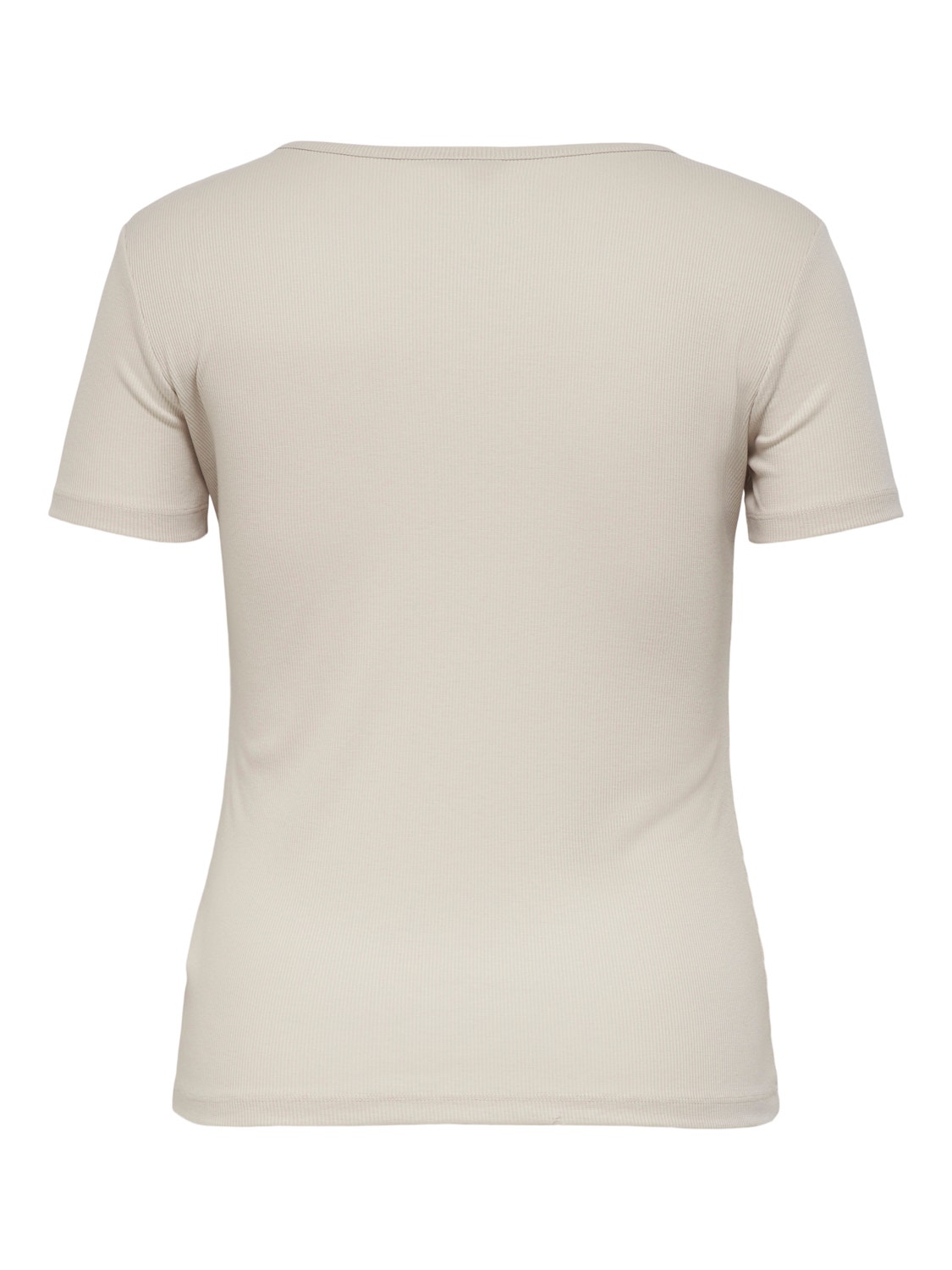 ONLY Curvy v-neck T-shirt -Pumice Stone - 15225873
