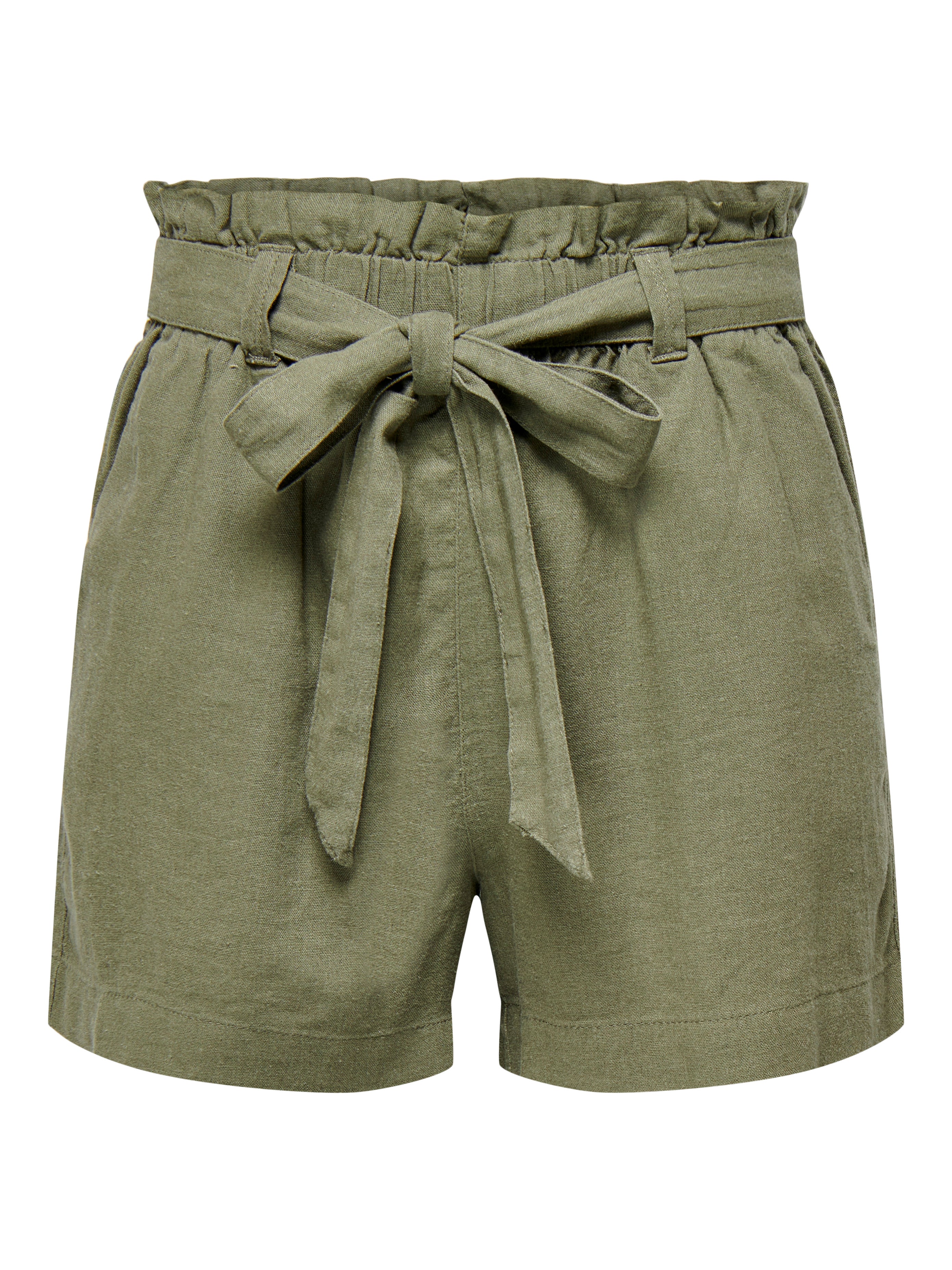 Thumbnail - Jdysay Mittlere Taille Normal Geschnitten Leinen Shorts