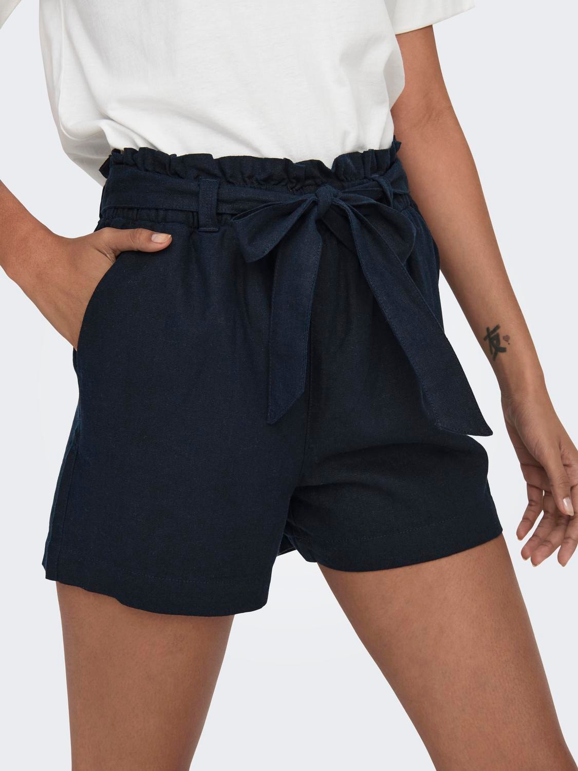 ONLY Normal geschnitten Mittlere Taille Shorts -Sky Captain - 15225921