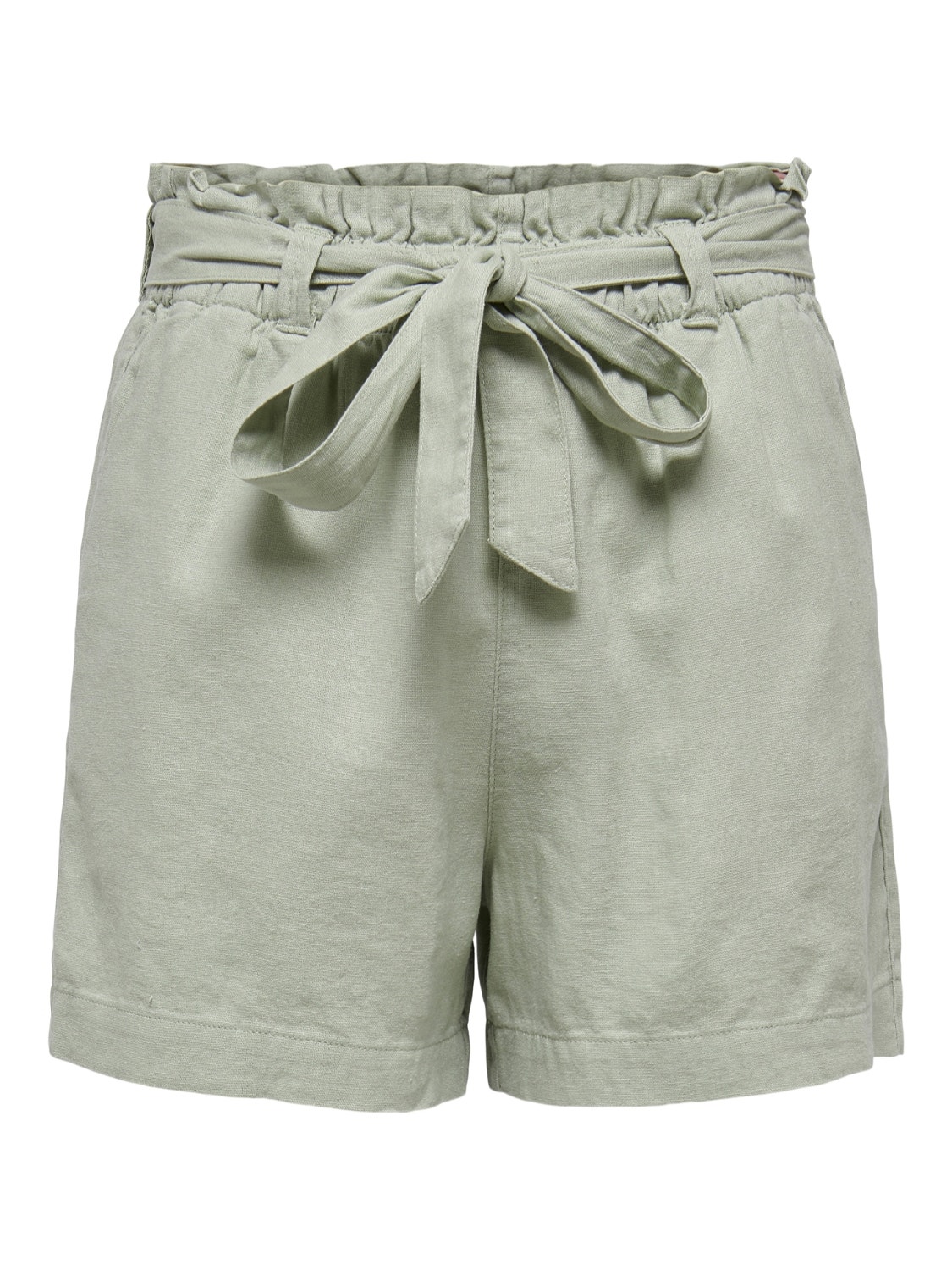 ONLY Lin knytebelte Shorts -Desert Sage - 15225921