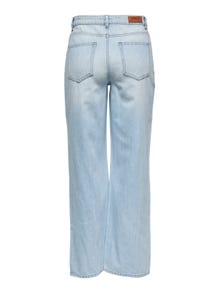 ONLY High waist Jeans -Light Blue Denim - 15226069