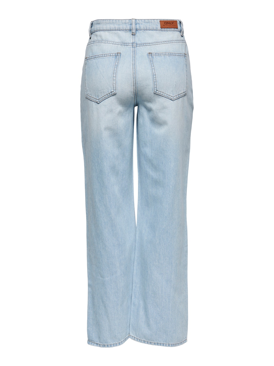 ONLY ONLMolly wide high-waist jeans -Light Blue Denim - 15226069