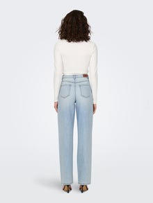 ONLY ONLMolly Wide High Waist Jeans -Light Blue Denim - 15226069