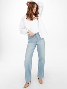 ONLY ONLMolly Wide High Waist Jeans -Light Blue Denim - 15226069