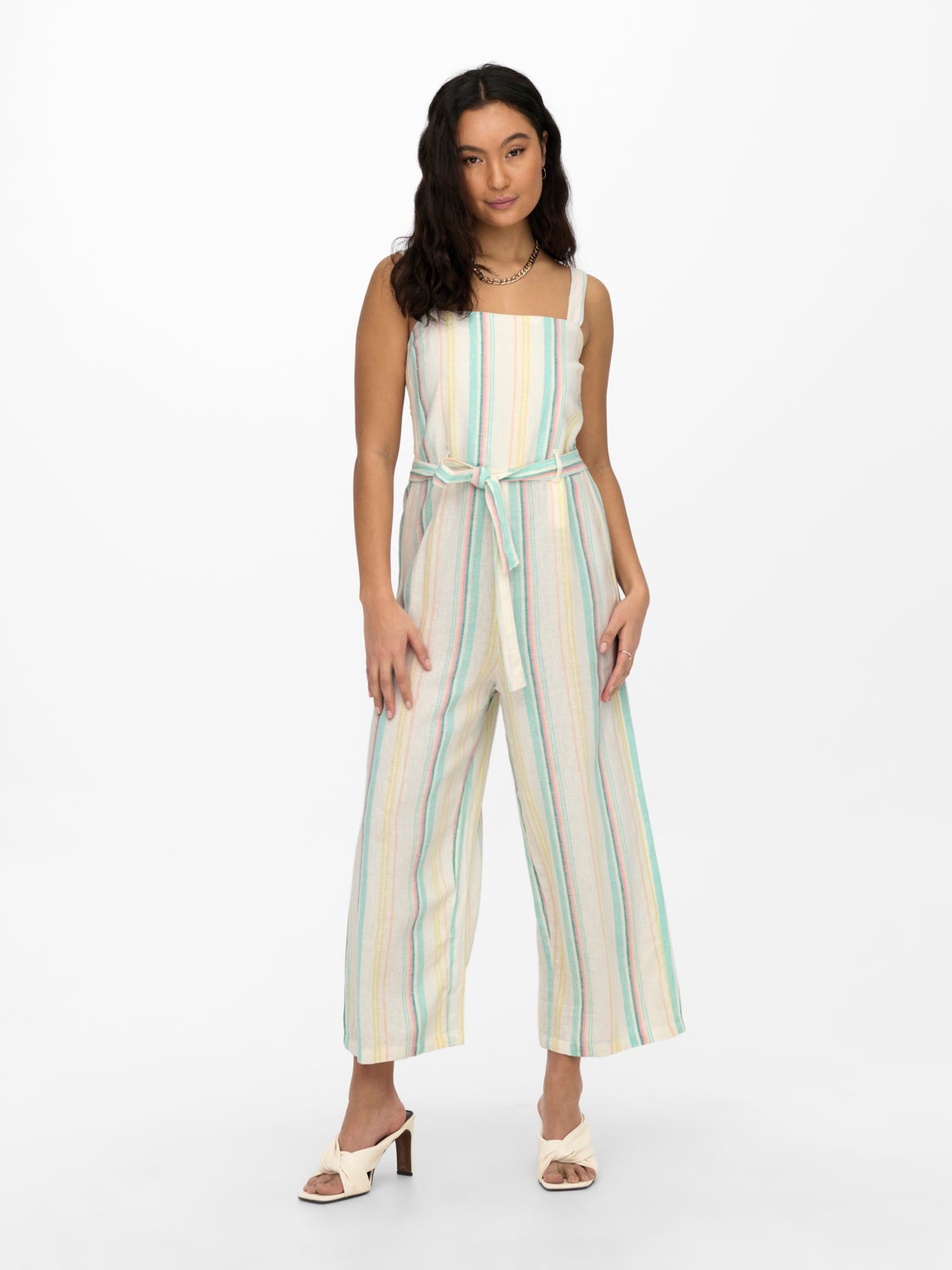 topshop gold jumpsuit