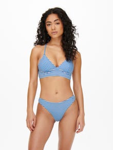 ONLY Triangle Bikini set -Blue Aster - 15226275