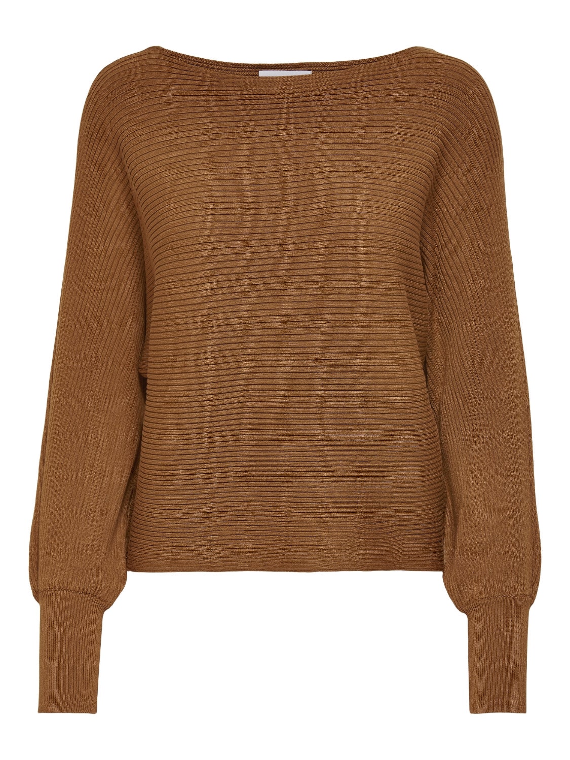 Short Knitted Pullover | Medium Brown | ONLY®