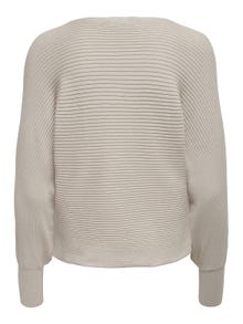ONLY Pull-overs Col bateau Bas hauts -Pumice Stone - 15226298