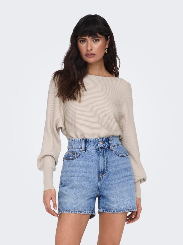 ONLY Short Knitted Pullover - 15226298
