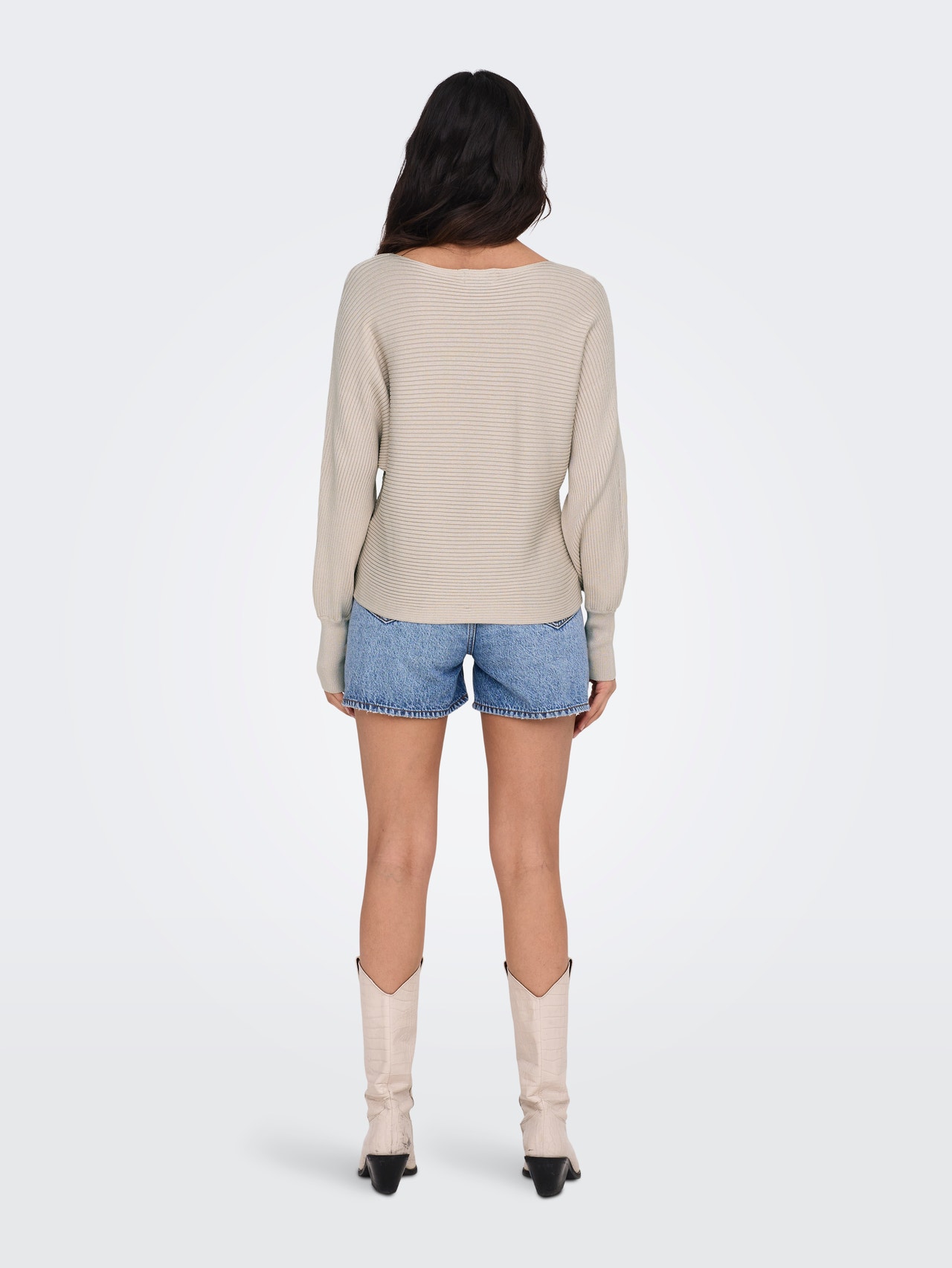 ONLY ONLADALINE Strickpullover -Pumice Stone - 15226298