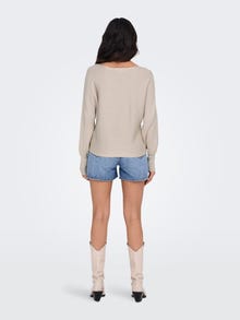 ONLY ONLADALINE Strickpullover -Pumice Stone - 15226298