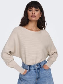 ONLY ONLADALINE Strickpullover -Pumice Stone - 15226298