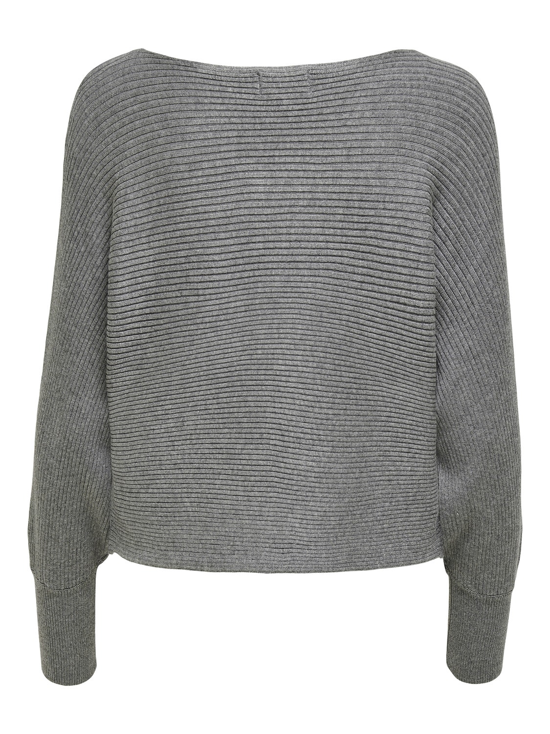 ONLY Kort Strikket pullover -Medium Grey Melange - 15226298