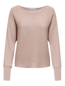 ONLY Short Knitted Pullover -Misty Rose - 15226298