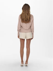 ONLY Pull-overs Col bateau Bas hauts -Misty Rose - 15226298