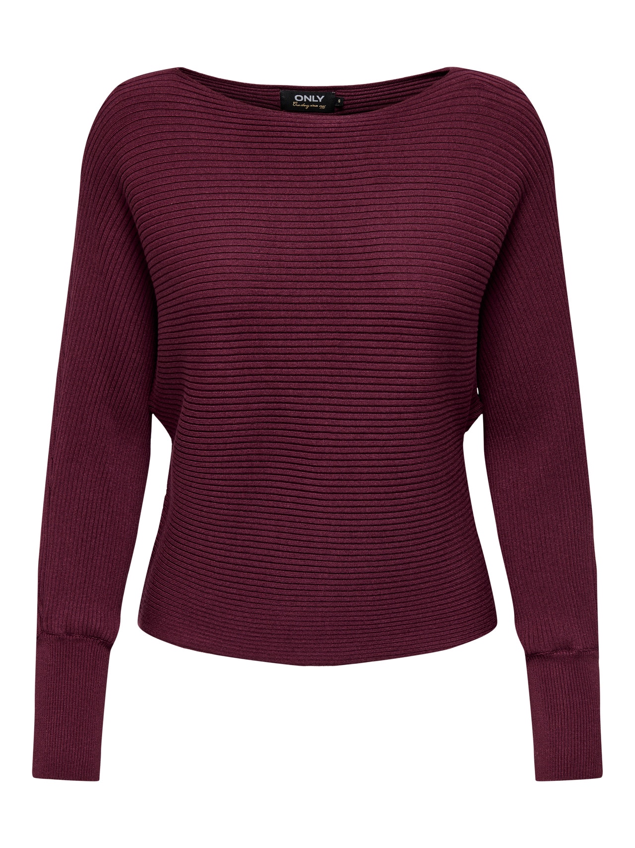 ONLY Short Knitted Pullover -Windsor Wine - 15226298
