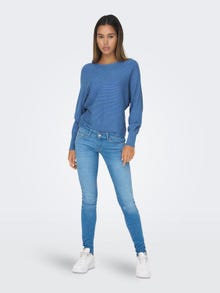 ONLY Båtringning Höga manschetter Pullover -Super Sonic - 15226298