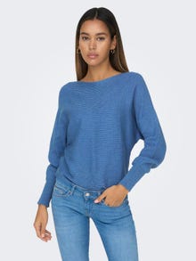 ONLY Båtringning Höga manschetter Pullover -Super Sonic - 15226298