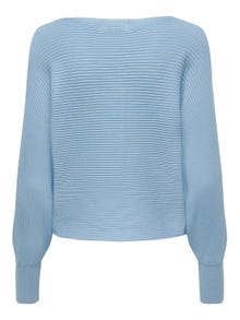 ONLY Short Knitted Pullover -Blue Bell - 15226298