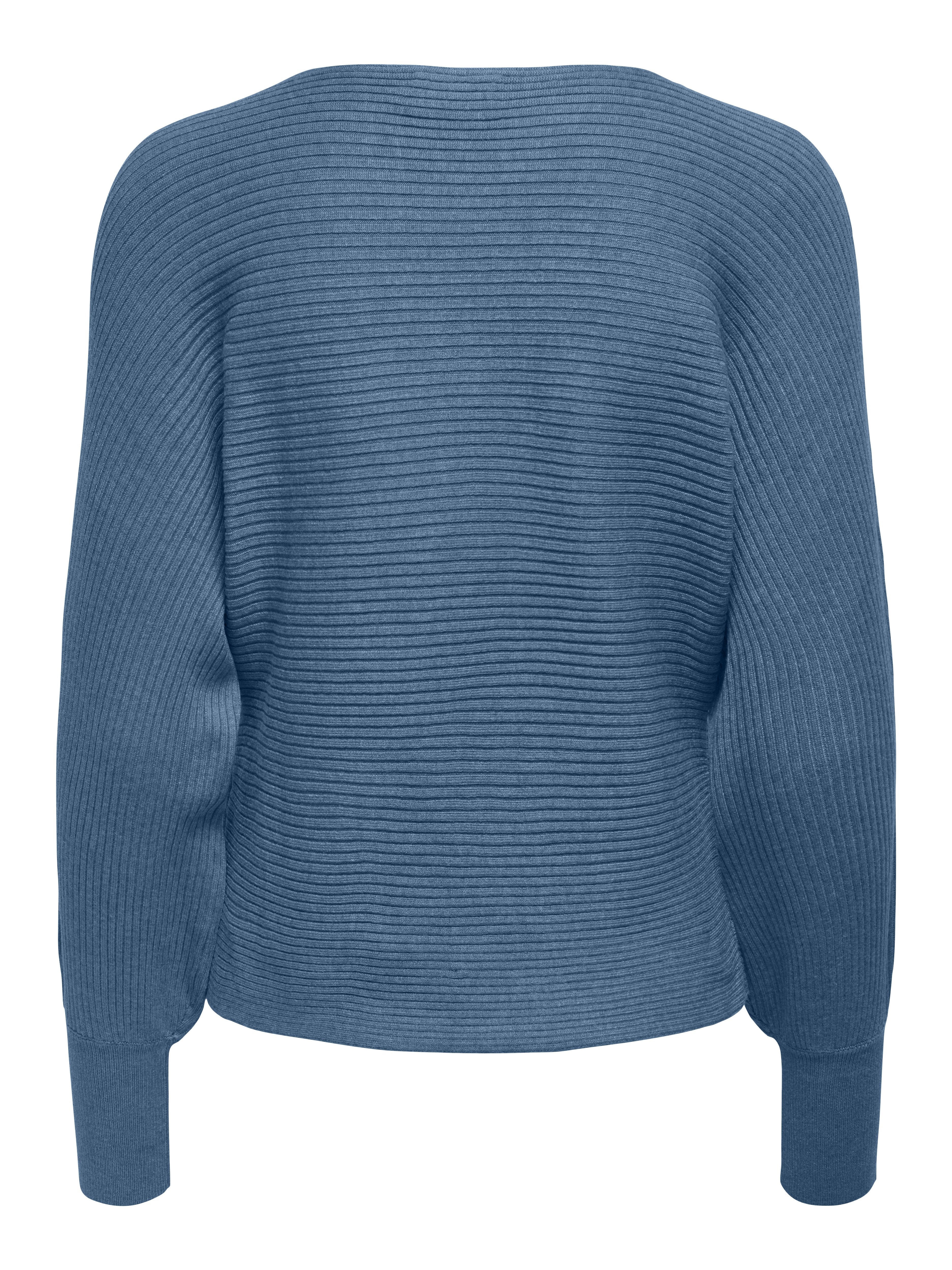 Pull Court ONLY ONLADALINE Maille Fine – Encolure Bateau, Manches Longues, Tricot Viscose Nylon, Style Automne Tendance Femme